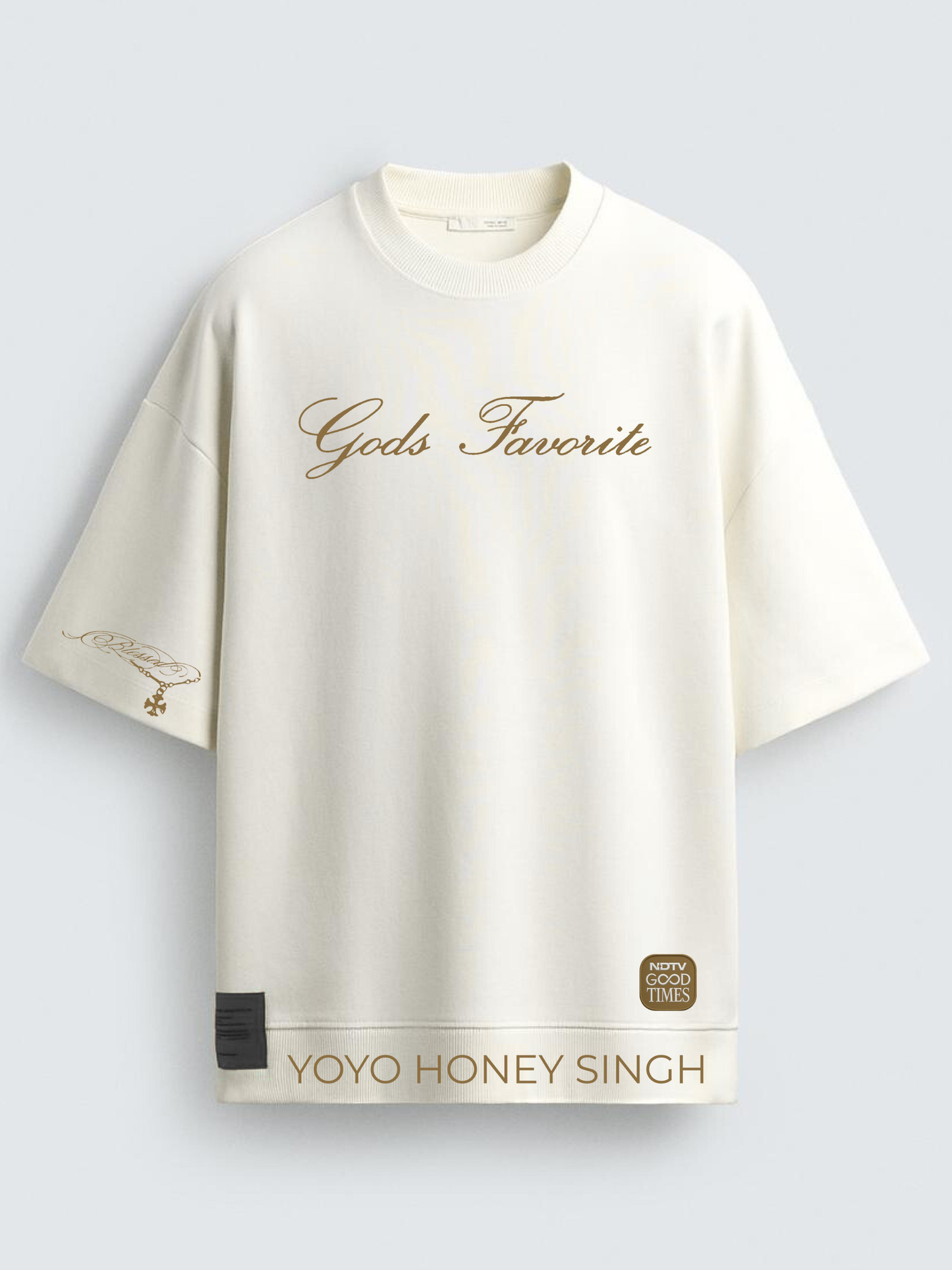 MY STORY LIMITED EDITION IN GOLD RIBBED T-SHIRT