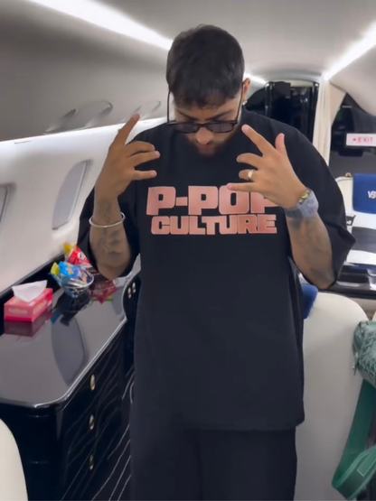 P-POP CULTURE RIBBED T-SHIRT