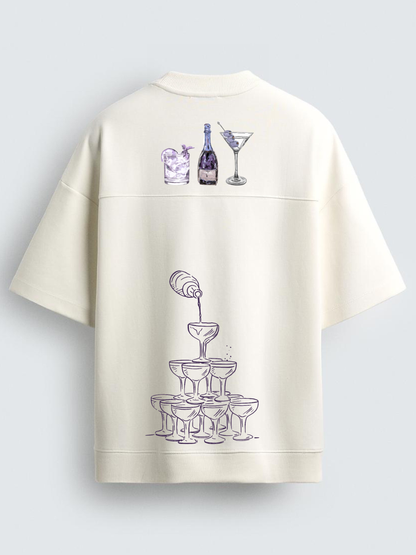 4 BOTTLE VODKA (1 OF 1) RIBBED T-SHIRT