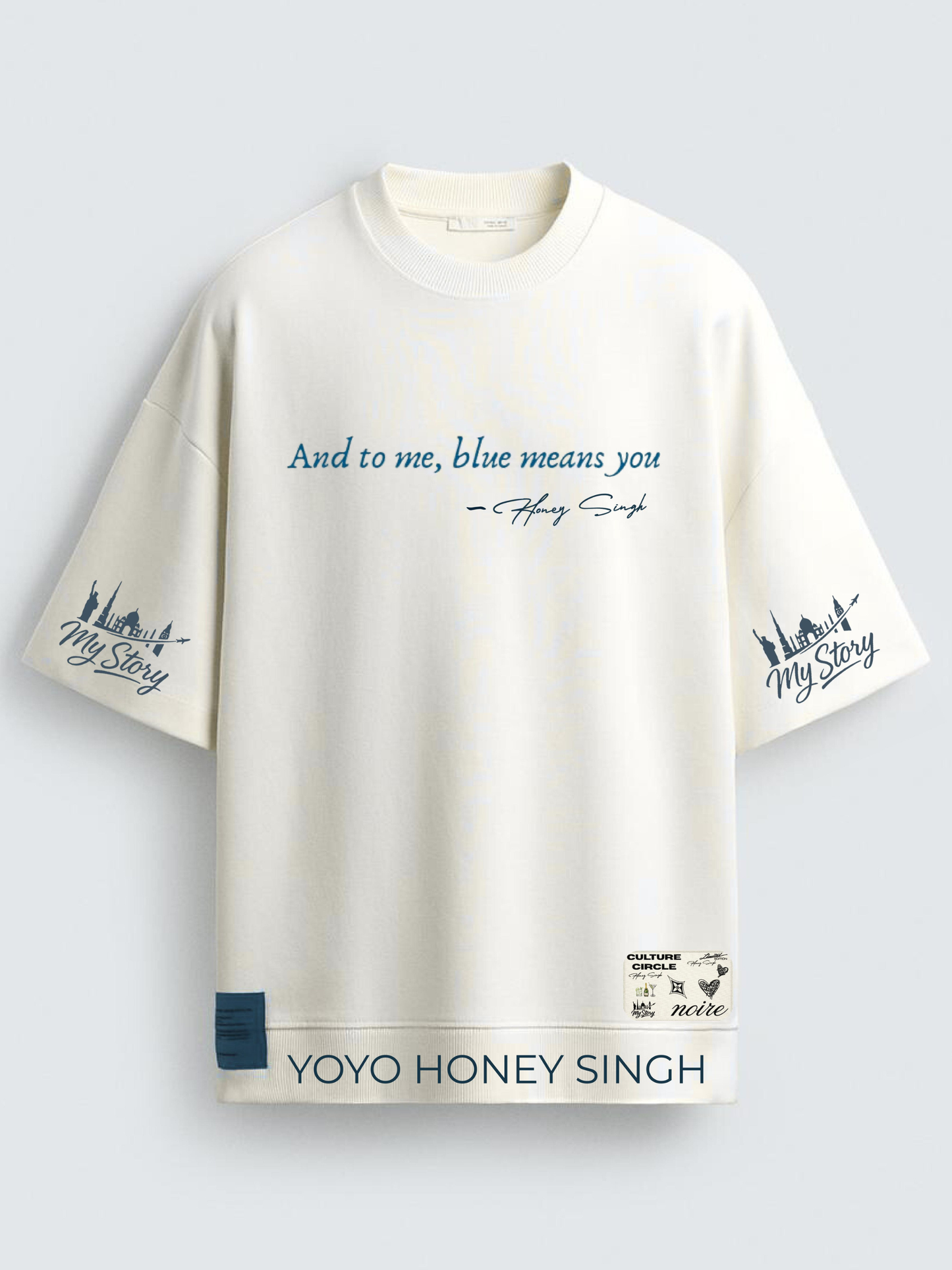 MY STORY 'HYPNOTIZED' RIBBED T-SHIRT